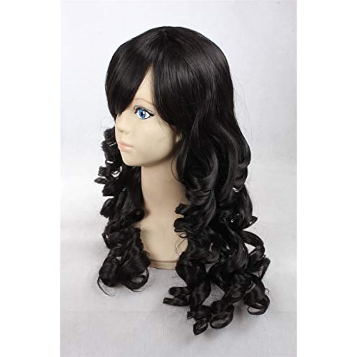 DILLARDS Lady Curly Black Color Fashion Long Wig - Image 4